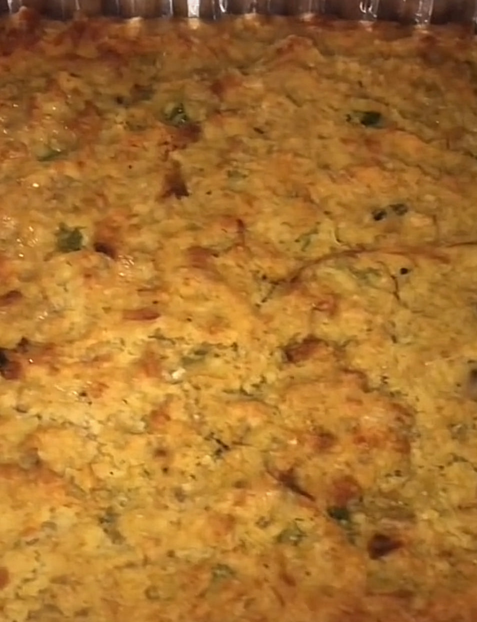 1/2 a pan of Dressing